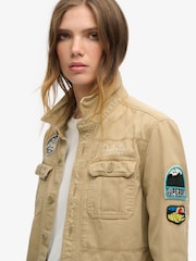 Klassisches hellbraun - Superdry Scout langärmeliges Hemd aus 100 % Baumwolle - Bild 3 von 5