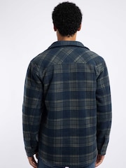 블루 - Weird Fish Tyburn Check Fleece Jacket - 7의 이미지 3
