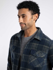 블루 - Weird Fish Tyburn Check Fleece Jacket - 7의 이미지 4