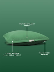 Slumberdown Green Unwind Outside Outdoor Floor Cushion - Image 2 of 9
