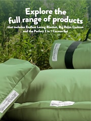 Slumberdown Green Unwind Outside Outdoor Floor Cushion - Image 7 of 9