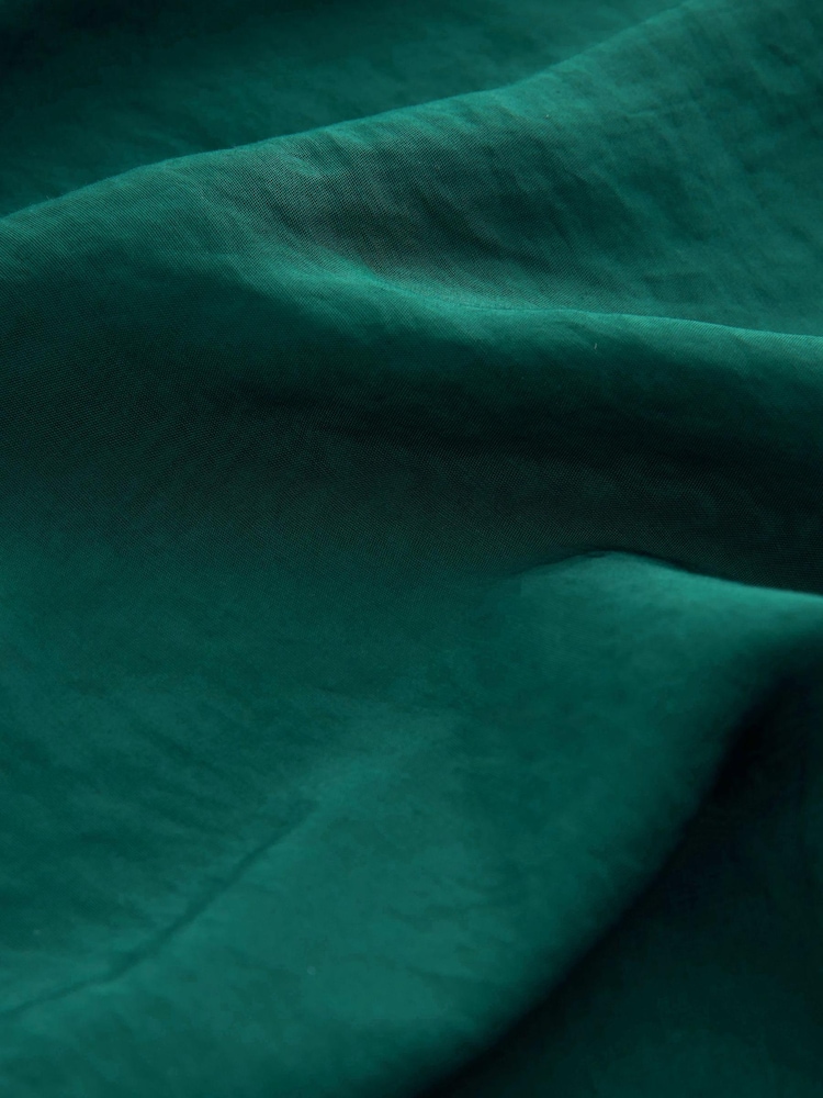 Green Puff Sleeve V-Neck Blouse - Image 5 of 5