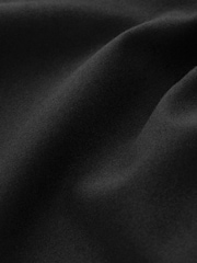 Black Tailored Button Through Front Elevated Ponte Mini Dress - Image 6 of 6