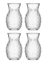 Ravenshead Set of 4 Entertain Pineapple Cocktail Glasses - Image 2 of 2
