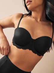 Black/White Light Pad Strapless Multiway Bras 2 Pack A-E - Image 5 of 5