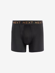 Svart Bamboo Rich midjeband - 4 -paket - Signatur A-Front Boxers - Bild 3 av 6