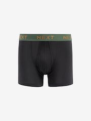 Svart Bamboo Rich midjeband - 4 -paket - Signatur A-Front Boxers - Bild 4 av 6