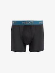 Svart Bamboo Rich midjeband - 4 -paket - Signatur A-Front Boxers - Bild 5 av 6
