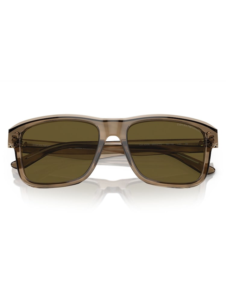 Emporio Armani EA4208 Brown Sunglasses - Image 5 of 5