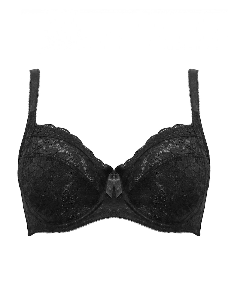 Zwart - Pour Moi Plunge Rebel Bra - Image 3 of 4