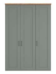 Wiemann Sage Green Truro Triple Wood Semi Fitted Wardrobe - Image 3 of 4