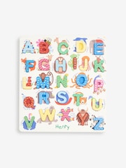 JoJo Maman Bébé Wooden Alphabet Puzzle - Image 2 of 2