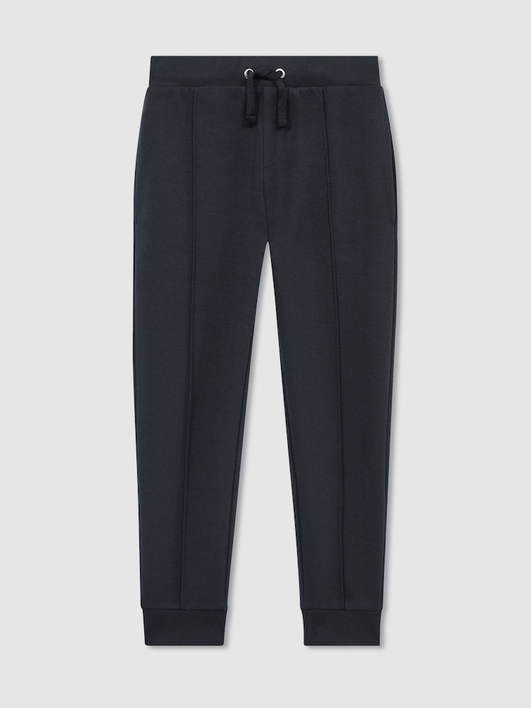 Reiss Navy Croxley 3-9 yrs Relaxed Drawstring Joggers - Image 2 of 5