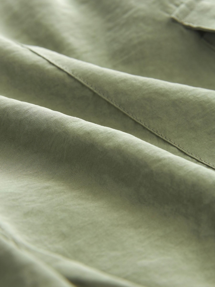 Khaki Green Utility Shorts - Image 5 of 5