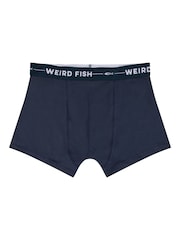 Bleumarin albastru - Boxeri Weird Fish Ashridge, pachet de 3 - Imaginea 4 din 7
