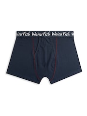 Bleumarin albastru - Boxeri Weird Fish Ashridge, pachet de 3 - Imaginea 7 din 7