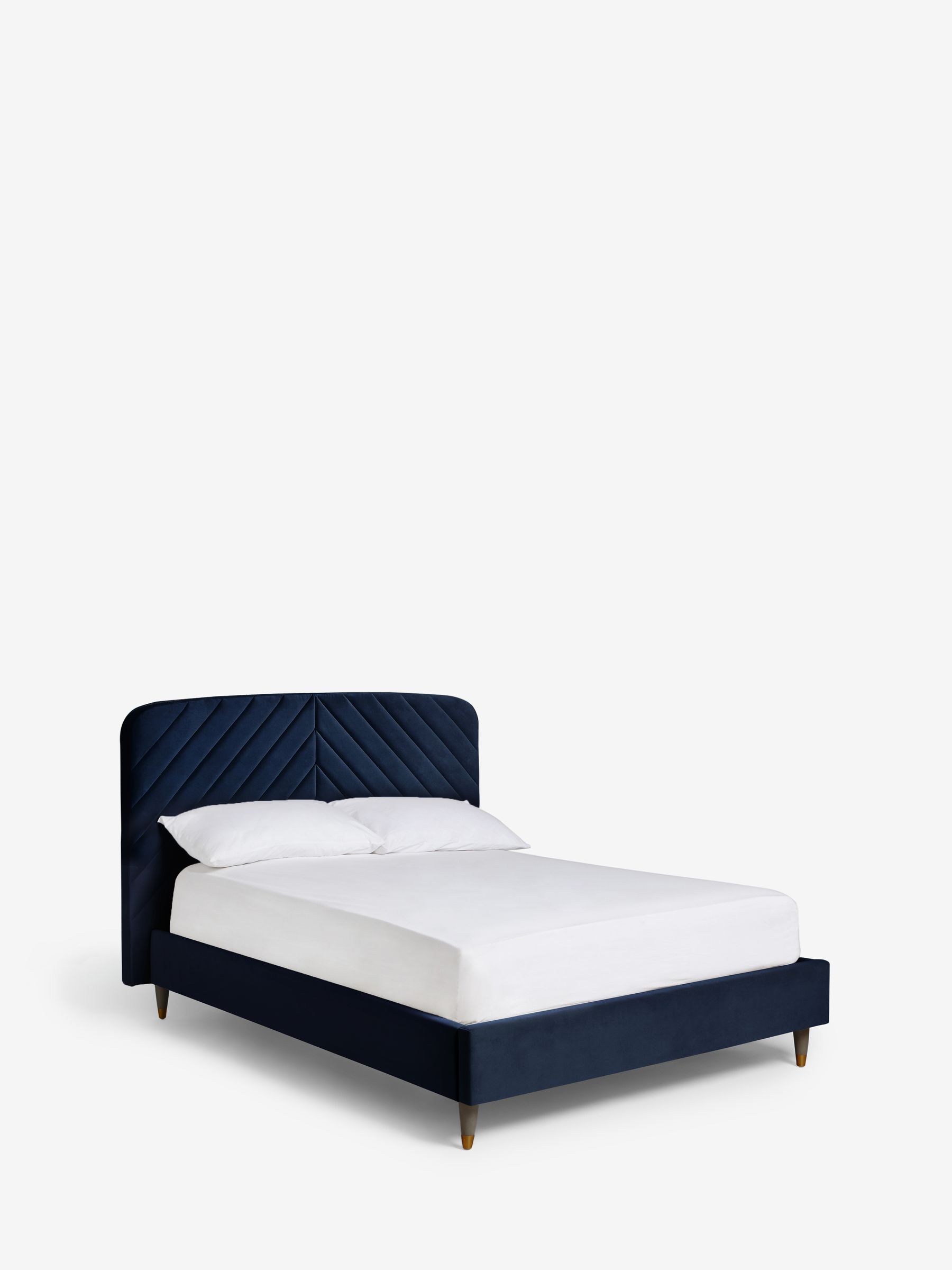 Next blue velvet bed discount