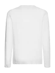 Tommy Hilfiger White Long Sleeve 100% Cotton T-Shirt - Image 2 of 5