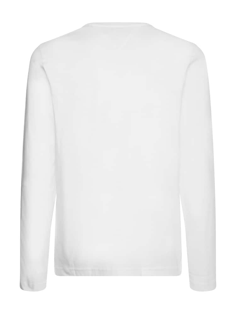 Tommy Hilfiger White Long Sleeve 100% Cotton T-Shirt - Image 2 of 5