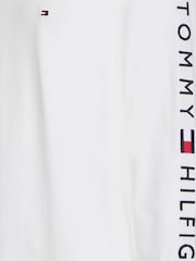 Tommy Hilfiger White Long Sleeve 100% Cotton T-Shirt - Image 3 of 5