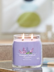 Yankee Candle Purple Signature Medium Jar Lilac Blossoms Scented Candle - Image 1 of 3