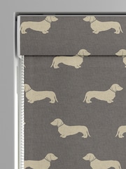 Emily Bond Smokey Grey 100% Cotton Peggy Made to Measure Roman Blinds - Image 3 of 6