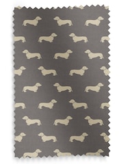 Emily Bond Smokey Grey 100% Cotton Peggy Made to Measure Roman Blinds - Image 6 of 6