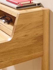 MADE.COM Oak Leonie Compact Office Desk - Image 4 of 7