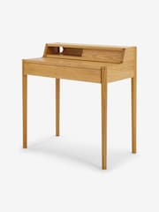 MADE.COM Oak Leonie Compact Office Desk - Image 6 of 7