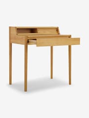 MADE.COM Oak Leonie Compact Office Desk - Image 7 of 7