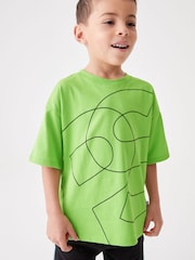 Paul Smith Junior Boys Oversized PS Short Sleeve Print T-Shirt - Image 1 of 10