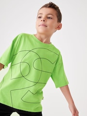 Paul Smith Junior Boys Oversized PS Short Sleeve Print T-Shirt - Image 3 of 10