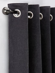 Pewter Grey Ball Finial Extendable Curtain 28mm Pole Kit - Image 4 of 7