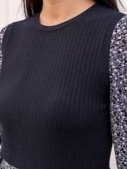 Roman Black Vest Detail Flora Dress - Image 4 of 4