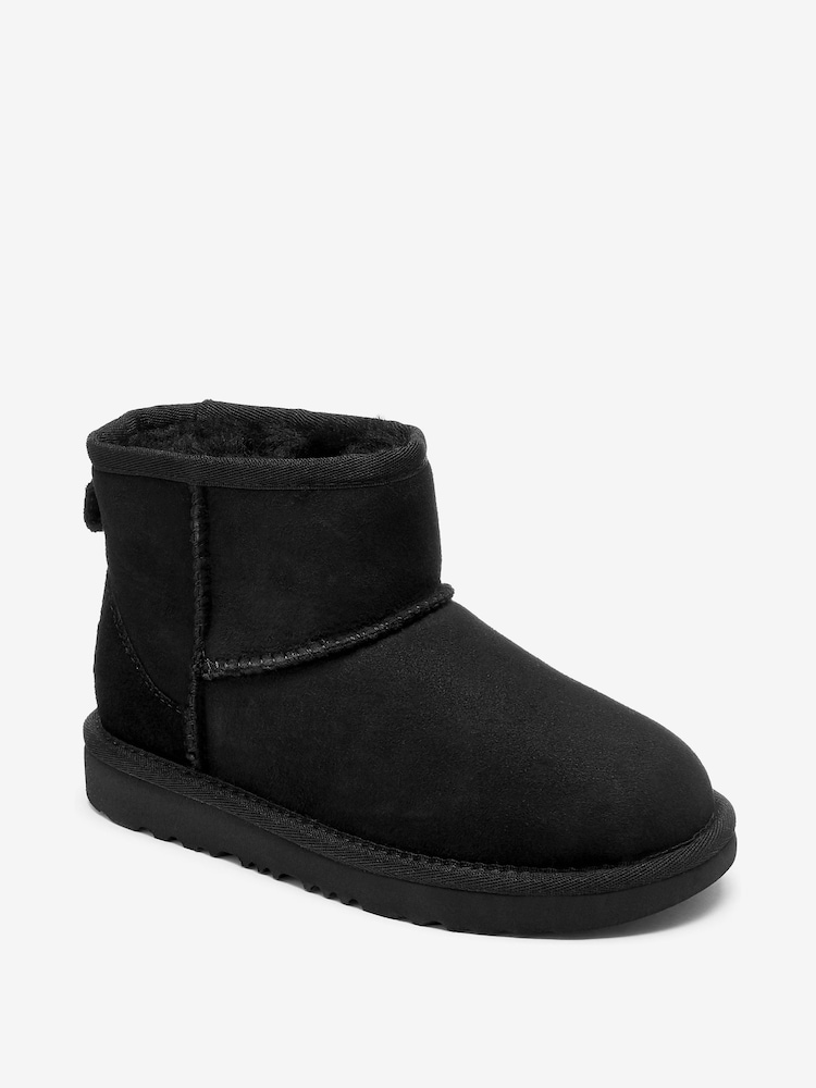 UGG Black Kids Classic Mini Boots - Image 2 of 5
