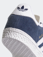 adidas Originals Navy Gazelle Infant Trainers - Image 4 of 6