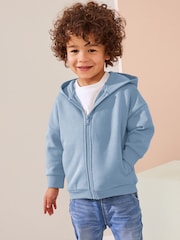 Blue Zip Through Hoodie (3mths-7yrs) - Image 1 of 6