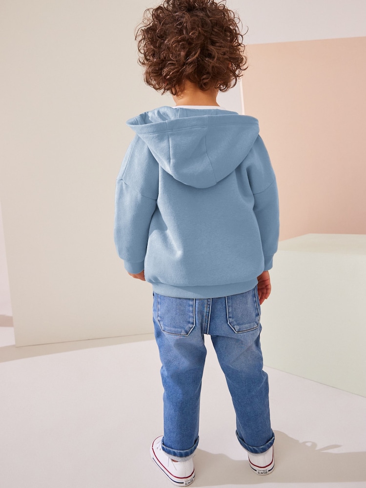 Blue Zip Through Hoodie (3mths-7yrs) - Image 2 of 6