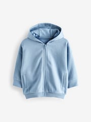 Blue Zip Through Hoodie (3mths-7yrs) - Image 4 of 6