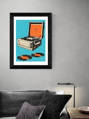 East End Prints Black Record Player Print - Image 2 of 3