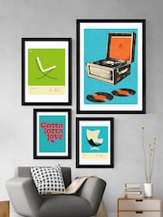 East End Prints Black Record Player Print - Image 3 of 3