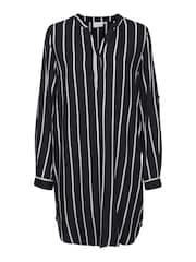 Kaffe Marana Long Sleeve Black Shirt Dress - Image 5 of 6