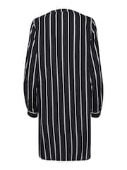 Kaffe Marana Long Sleeve Black Shirt Dress - Image 6 of 6