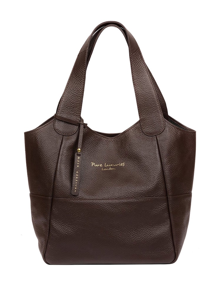 Pure Luxuries London Freer Leather Tote Bag - Image 2 of 5