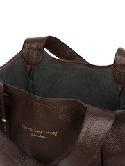Pure Luxuries London Freer Leather Tote Bag - Image 5 of 5