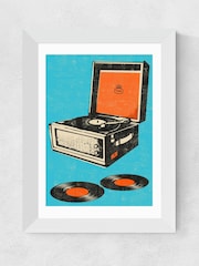 East End Prints White Record Player Print - Image 2 of 4