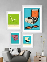 East End Prints White Record Player Print - Image 3 of 4