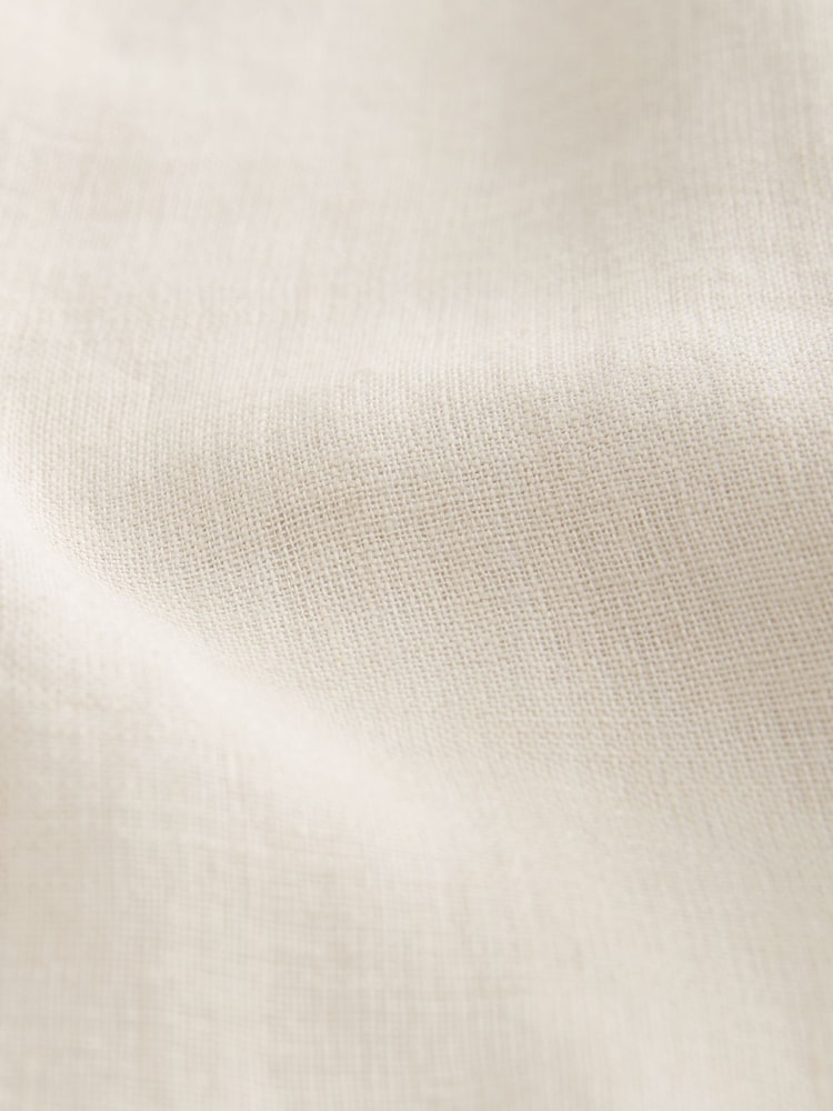 Natural 100% Linen Premium Wide Leg Trousers - Image 9 of 9