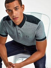 Armani Exchange 100% Cotton Contrast Polo Shirt - Image 3 of 4