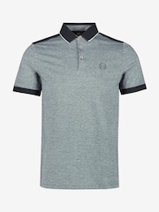 Armani Exchange 100% Cotton Contrast Polo Shirt - Image 4 of 4